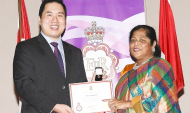 Community/Media/ Human Rights for her Outstanding and  Distinguished Services  for  Tamil Entertainment Television - TET- 2022 By National Ethnic Press and Media Council of Canada